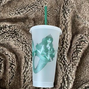 Brand new Starbucks mermaid re-useable cold cup